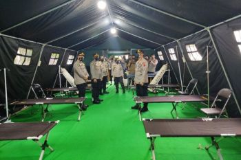 Kapolda Kalteng tinjau IGD lapangan antisipasi lonjakan pasien COVID-19