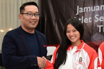 Ridwan Kamil beri "kadeudeuh" atau bonus untuk Windy Cantika Rp300 juta