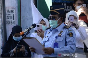 Kadivpas Kanwil Kemenkumham Sulsel pimpin upacara pelepasan jenazah Sulthani Kosil