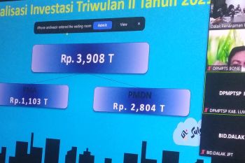 Realisasi investasi triwulan II di Sulsel capai Rp3,9 triliun