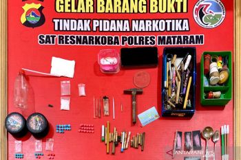 Duh! produksi ekstasi rumahan di Kota Mataram berhasil dibongkar