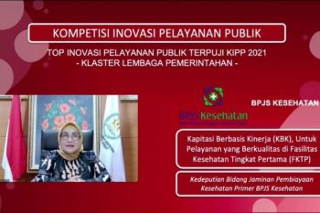 BPJS Kesehatan berhasil meraih top 45 Inovasi Pelayanan Publik Terpuji
