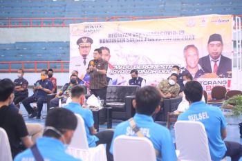 Sekda Sulsel ingatkan seluruh atlet jaga prokes usai vaksinasi