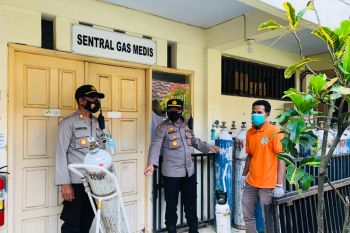Polres Lobar kawal terus ketersediaan oksigen