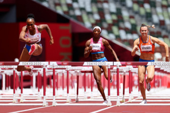 Olimpiade Tokyo- Jasmine Camacho dari Puerto Rico raih emas lari 100 meter gawang putri
