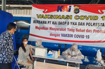 Stasiun Daop 6 melayani vaksinasi COVID-19 dosis dua mulai 3 Agustus