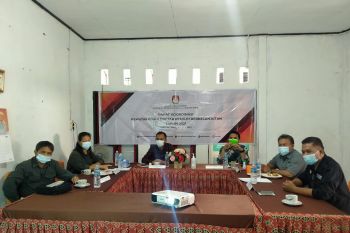KPU Sitaro Gelar  Rakor  PDPB ke empat periode Bulan Juli 2021