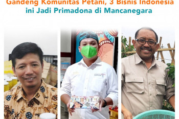 Gandeng petani, tiga pebisnis muda Indonesia jadi primadona mancanegara