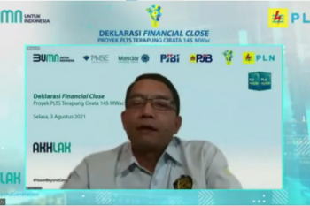 Pemerintah harapkan proyek PLTS Terapung Cirata dapat beroperasi sesuai target