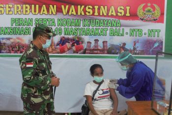 Korem 161/WS telah memberikan vaksin dosis satu pada 16.692 orang