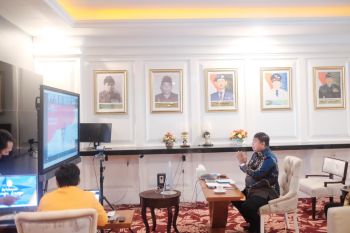 Sekda Sulsel laporkan progres penanganan COVID-19 kepada Kemendagri