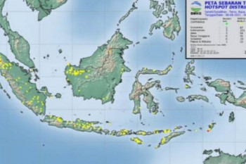 BMKG pantau 24 titik panas di sejumlah wilayah Sumatera Utara