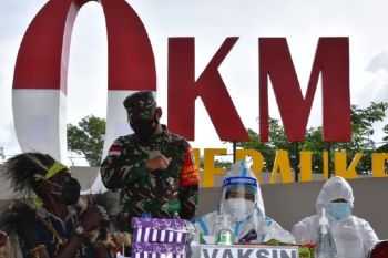 Danrem 174/ATW: "gebyar vaksin" jangkau warga di perbatasan RI-PNG