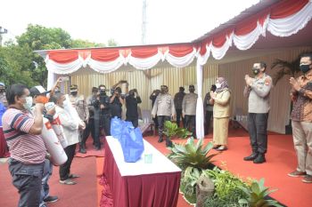 Sleman terima bantuan oksigen cair 3,5 ton dari Polda DIY