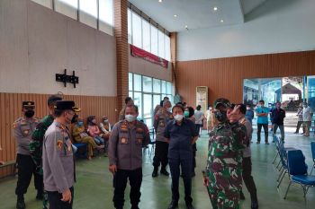 Ditinjau Kapolda Sumbar dan Danrem 032/Wirabraja pelaksanaan vaksinasi di HTT