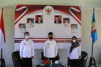 Bupati Pringsewu ikuti sosialisasi pengukuran dan penilaian indeks inovasi daerah tahun 2021