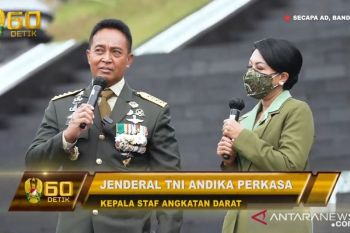 Kasad Jenderal TNI Andika Perkasa minta lulusan Diktukpa tidak kecewakan kehormatan TNI AD