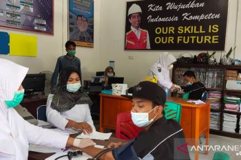 109 peserta UPT BLK Lubuk Sikaping Pasaman telah disuntik vaksin COVID-19 tahap kedua