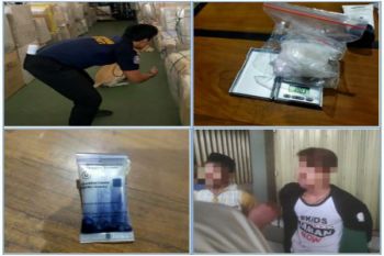 Penyelundupan 148,3 gram sabu asal Malaysia berhasil digagalkan