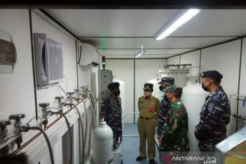 KRI Semarang-594  mampu produksi 72 ribu liter oksigen per hari