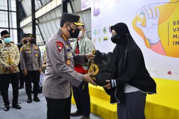Tinjau SVMI di UI, Kapolri: Hilangkan Perbedaan Bersatu Lawan COVID