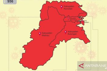 Seluruh Kaltara zona merah COVID-19