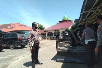 Jumlah pengendara yang kena tilang di Wilkum Polres Limapuluh Kota menurun di semester 1 2021