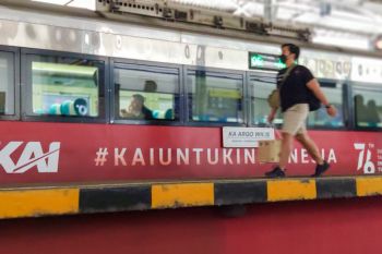 Penumpang keretaapi di Daop 6 turun 77 persen pada awal Agustus