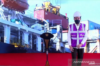 Presiden Jokowi lepas ekspor komoditas pertanian dari 17 pintu, termasuk Pelabuhan Panjang