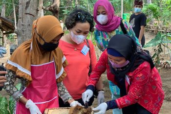 YBM PLN dan Pokdarwis Rangsot KLU kembali lakukan guiding tamu
