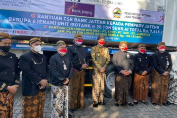 Bank Jateng bantu 6 unit Isotank untuk penanganan COVID-19 di Jateng