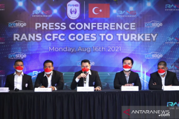 Rans Cilegon FC sudah tiba di Kota  Konya untuk uji coba