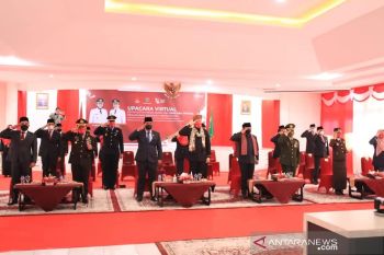 Detik-detik proklamasi diikuti secara virtual