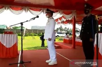 Pemkab Sigi Upacara HUT RI dengan prokes ketat