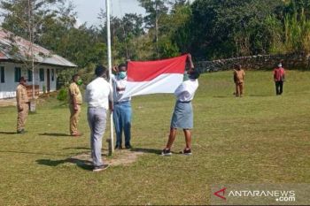 Warga distrik Maima, Papua peringati HUT RI dengan penerapan prokes