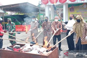 Barang-barang ini yang dimusnahkan di Kejaksaan Negeri Kota Bukittinggi