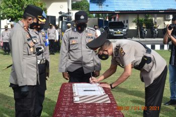 Kapolres Agam pimpin sertijab empat pejabat