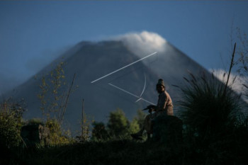 Kubah lava sisi barat daya Gunung Merapi mengalami perubahan morfologi