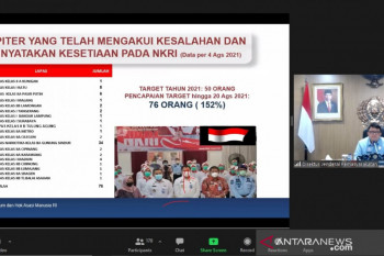 76 napi terorisme nyatakan setia kepada NKRI
