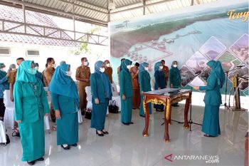 Ketua TP PKK Sinjai lantik tujuh pengurus PKK kecamatan