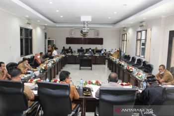 Komisi I DPRD-Polres Kota Solok rapat kerja bersama terkait pemancangan tanah milik Polri