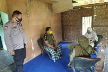 Polres Enrekang dampingi Tim Tracer lacak kontak erat dengan pasien COVID-19
