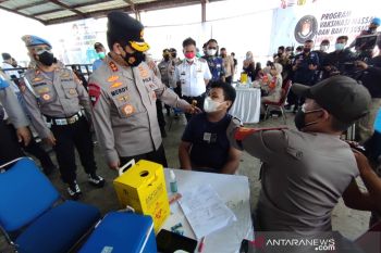 Kapolda Sulsel sebut cakupan pelaksanaan vaksinasi COVID-19 capai 25,7 persen