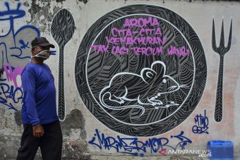 Mural kritik sosial di masa pandemi