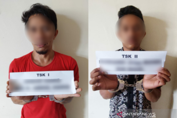 Polda Sultra tangkap dua pengedar sabu-sabu