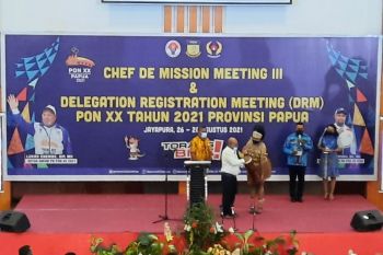 Gubernur Papua Lukas minta PON XX jadi tolok ukur prestasi olahraga nasional