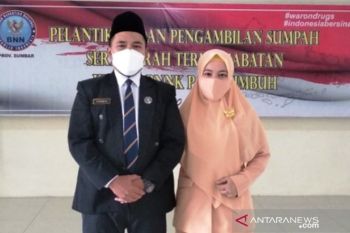 Baru dilantik, Kepala BNN Kota Payakumbuh akan maksimalkan pencegahan penyalahgunaan narkoba