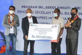 BRI renovasi SDN Mosso Skouw Papua di perbatasan RI-PNG