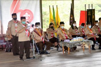 Pramuka diharapkan menjadi teladan penerapan prokes di masa pandemi