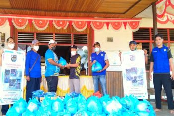 KNPI Kotim turun bantu korban banjir di Mentaya Hulu